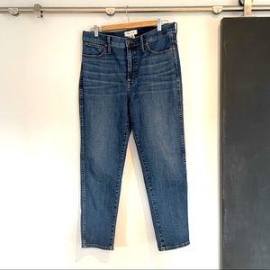 Madewell stovepipe size 30 jeans in Antoine wash